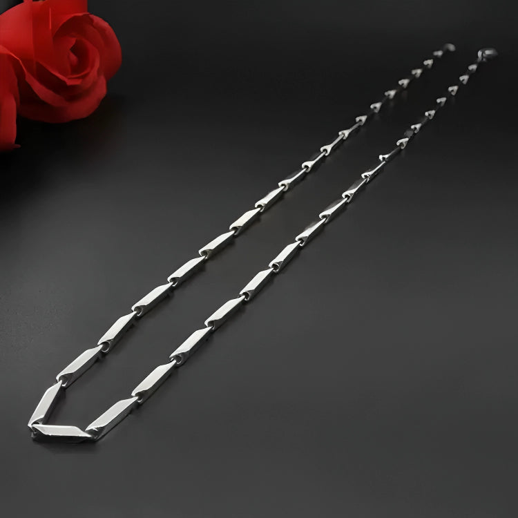 Newstyle Silver Delicate Chain Necklace for Men