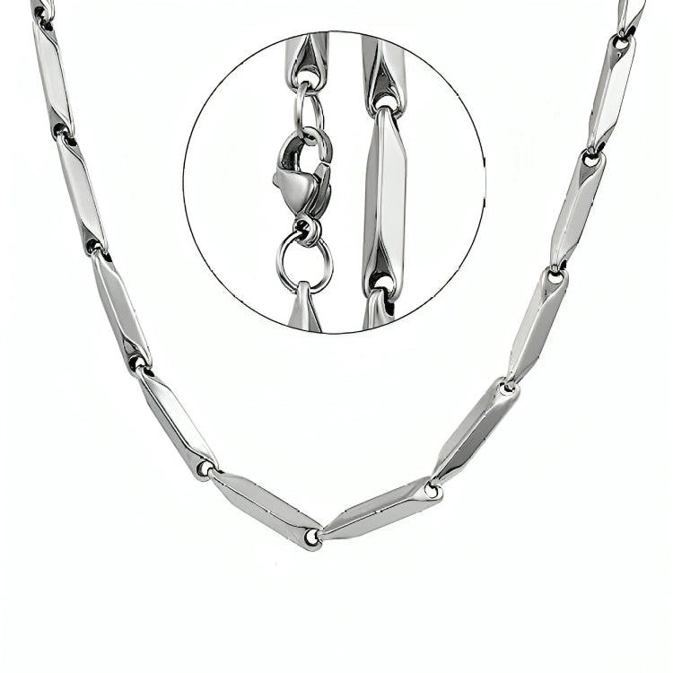 Newstyle Silver Delicate Chain Necklace for Men