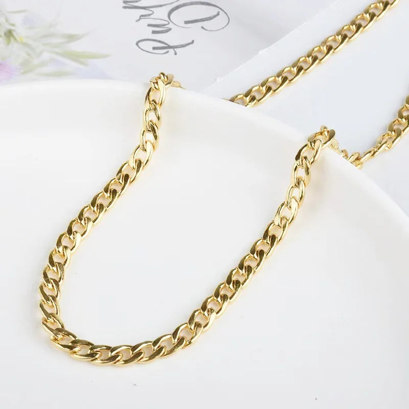 Miami Cuban Curb Chain Necklace For Boys