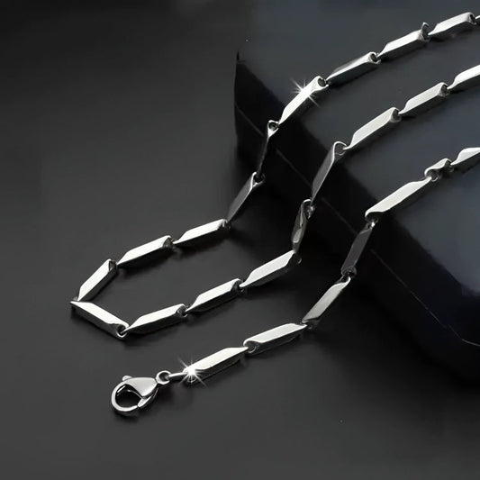 Newstyle Silver Delicate Chain Necklace for Men